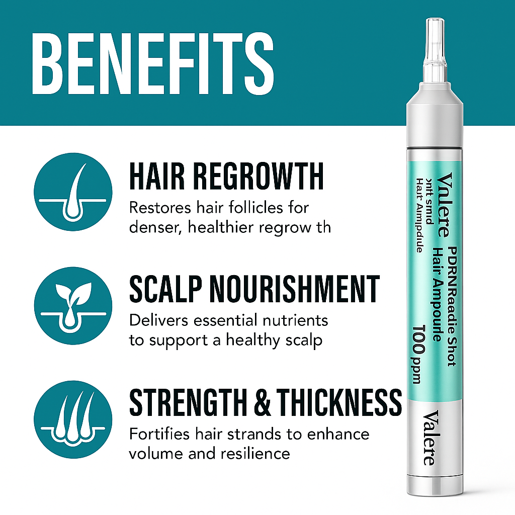 Valere PDRN Reedle Shot Hair Ampoule